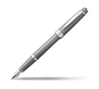 Cross Pens Fountain Pen - Bailey Light Click-Off Cap, Resin Finish, Medium, Polished Grey