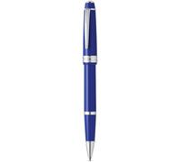Cross Rollerball Pen Bailey Light – Refillable Click-Off Cap, Medium Gel Ink – Polished Blue