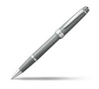 Cross Bailey Light Polished Grey Resin Rollerball Pen INCL. Premium Gift Box - Refillable Medium Gel Ink Rollerball