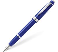 Cross Bailey Light Polished Medium Nib Blue Resin Fountain Pen