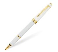CROSS Bailey Light Polished White Resin and Gold Tone Fine Nib Fountain Pen