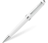 Cross Bailey Light Polished White Resin Ballpoint Pen INCL. Premium Gift Box - Refillable Medium Ball Pen