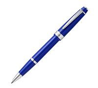 CROSS Bailey Light Refillable Click-Off Cap Plastic Ballpoint Pen with Resin Finish, Medium Ballpoint, Blue Cartridge, 1 Pack, Polished Blue
