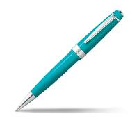 CROSS Bailey Light Refillable Click-Off Cap Plastic Ballpoint Pen with Resin Finish, Medium Ballpoint, includes Premium Gift Box and Black Cartridge, 1 Pack, Polished Teal