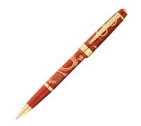 Cross Bailey Light Rollerball Pen with F Line Width Black with Gift Box Amber/Gold Year of the Dragon