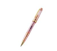 Cross Bailey Light Translucent Ballpoint Pen Refill 8562-1 Black, Line Width M - Medium, Indelible, Cap Model, Premium Gift Packaging, Translucent Pink Sapphire/Gold
