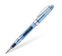 Cross Bailey Light Translucent Fountain Pen (XF Stainless Steel Nib + Black Ink Cartridge 8921, Premium Gift Packaging) Translucent Navy/Chrome