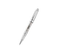 Cross Bailey Light Translucent Premium Rollerball Pen 8015 (Clear) | Black Ink Pen with F-Fine Line Width, Rollerball Pen with Chrome Detail for Journaling, Daily Writing, Luxury Gift Packaging