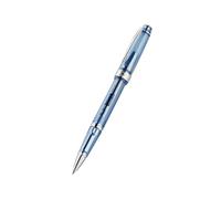 Cross Bailey Light Translucent Rollerball Pen 8015 Black Line Width F Fine Premium Gift Packaging Translucent Navy Blue/Chrome