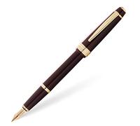 Cross Bailey Light XF Fountain Pen - Gift Boxed - Red Lacquer with Gold Fittings