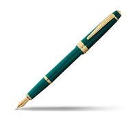 CROSS Bailey Light XF Fountain Pen - Green Lacquer with Gold Fittings - Gift Boxed