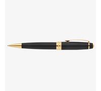 Cross Bailey Matte Black Lacquer & 23ct Gold Ballpoint Pen AT0452-24