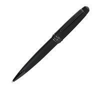 CROSS Bailey Matte Black Lacquer Ballpoint Pen with polished black PVD appointments