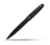 CROSS Bailey Matte Black Lacquer Rolling Ball Pen with polished black PVD appointments