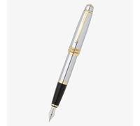 Cross Bailey Medalist Stainless Steel Medium Nib Fountain Pen AT0456-6MS