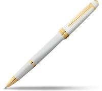 Cross Bailey White & Gold Rolling Ball Pen | Gift Boxed Elegant Professional Ink