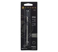 Cross Ball Pen Refill Standard Fine Black Ref 8514 End 1Pièce (S) Refill Pack for Pens - Refill Pen Case (Black/Chrome, Ballpoint Pen, 1 Unit (S)
