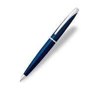 Cross Ballpoint Pen ATX Translucent Blue Chrome Plated Medium Nib Tip Gift Boxed