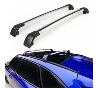 Cross Bar Roof Rack, for Jaguar F-Pace 2016-2022 Premium Roof Racks Car Top Luggage Carrier Rails Adjustable,B-Silver