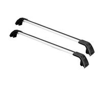 Cross Bars Aluminum Alloy Roof Rail Rack Lockable Cross Bars 2 Piece For Jetour X70 FL X70 PLUS 2024 2025 Roof Bars(Silver and Black)