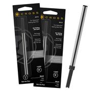 Cross Black Refills x2 8015 Selectip Rollerball Pen Refill Gel Ink 0.5mm - Uk
