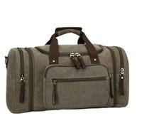 Cross Body Bag Men Canvas Travel Bags Large Capacity Carry On Luggage Bags Men Duffel Bag Travel Tote Weekend Bag(2)