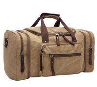 Cross Body Bag Men Canvas Travel Bags Large Capacity Carry On Luggage Bags Men Duffel Bag Travel Tote Weekend Bag(3)