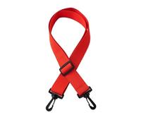 Cross Body Bag Strap, Adjustable Nylon Replacement Bag Handle Strap 2.5cm Wide Solid Color Shoulder Belt for Bottle Hung Cross Body(Red)