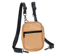 Cross Body Bag Women Men Small Shoulder Handbag PU Leather Crossbody Purse Over Side Pouch with Card Slots 2 Adjustable Strap for Ladies Girls(Crossbody Bag for Brown)