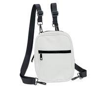 Cross Body Bag Women Men Small Shoulder Handbag PU Leather Crossbody Purse Over Side Pouch with Card Slots 2 Adjustable Strap for Ladies Girls(Crossbody Bag for White)