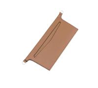 Cross Body Conversion Liner Leather Wallet Organizer for Pochette Purse Insert, Flip Wallet Liner with Eyelets Bag Insert Organizer