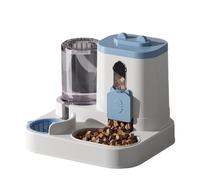 Cross Border cat Feeder, pet Bowl, Feeding and Drinking Water Integrated Automatic Water Feeder, Plastic pet Supplies for Cats