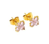 Cross-border foreign trade four-leaf clover high-end sense of minority European and American stainless steel snowflake