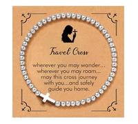 Cross Bracelet for Women, Christian Gifts for Women, Confirmation Baptism Easter Gifts, Unique Gift for Friends Daughter Mom Sister Teens Women on Birthday Christmas Retirement Thanksgiving Pregnancy