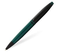 Cross Calais Ballpoint Pen with Twist Mechanism Medium Line Width Black with Gift Box Matte Green/Black