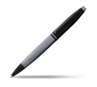Cross Calais Ballpoint Pen with Twist Mechanism, Medium Line Width, Ink Colour: Black, Includes Gift Box, Matte Grey/Black, Pack of 1