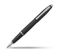 Cross Calais Matte Black Lacquer Fountain Pen with Matte Black Cap