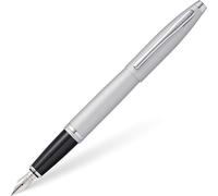 CROSS Calais Satin Chrome Fountain Pen with Stainless Steel Medium Nib