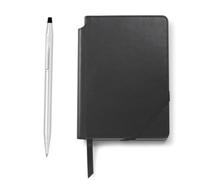 Cross Century Ballpoint Pen with Medium Journal Gift Kit - Chrome/Black