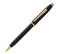 Cross Century II Classic Black Ballpoint Pen with Gold Trim