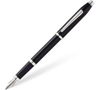 Cross Cross Century II Black Lacquer & Chrome Fountain Pen