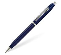 Cross Century II Blue Lacquer Ballpoint Pen with Chrome Point