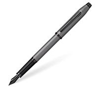 Cross Century II Fountain Pen M Nib Black with Premium Gift Packaging Gunmetal Grey