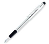 CROSS Century II Lustrous Chrome Fine Nib Fountain Pen incl Premium Gift Box - Refillable Catridge Pen