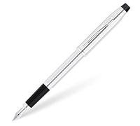 CROSS Century II Lustrous Chrome Medium Nib Fountain Pen incl Premium Gift Box - Refillable Catridge Pen