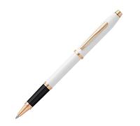 CROSS Century II Pearlescent White Lacquer Rollerball Pen with Rose-Gold Tone Appointments