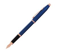 CROSS Century II Translucent Cobalt Blue Lacquer - Medium Nib Fountain Pen