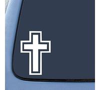Cross Christian Decal Car Truck Bumper Window Sticker