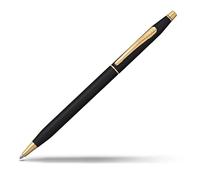CROSS Classic Century Ballpoint Pen Classic Black with 23 CT Gold-Plated Appointments incl. Premium Gift Box - Refillable Medium Ballpen