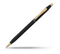 CROSS Classic Century Ballpoint Pen Classic Black with 23 CT Gold-Plated Appointments incl. Premium Gift Box - Refillable Medium Ballpen